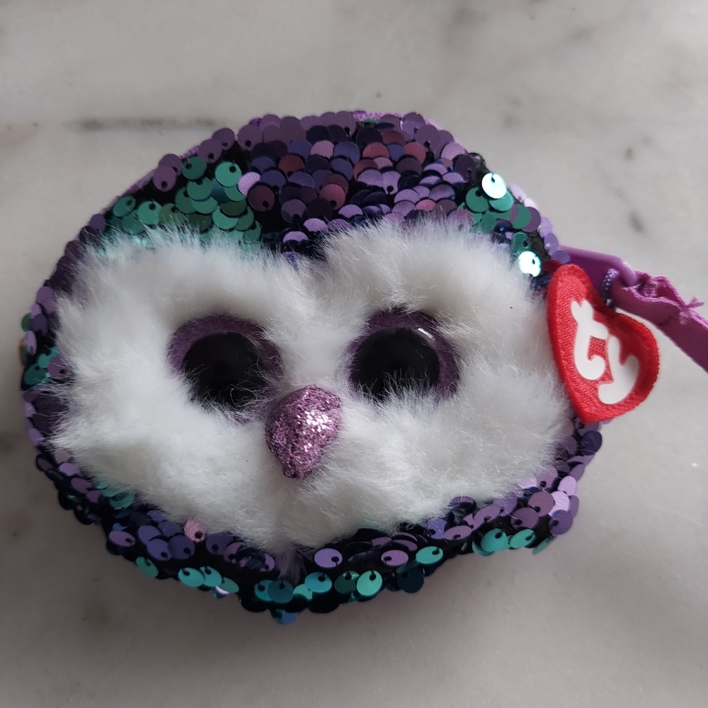 NWT Ty Owl Wristlet